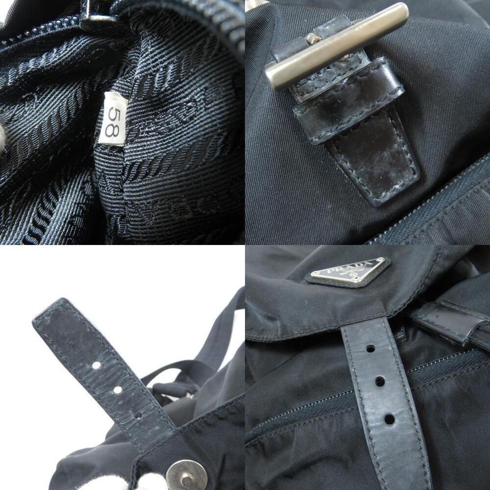 Prada logo plate Backpack Rucksack Daypack - Picture 7 of 11